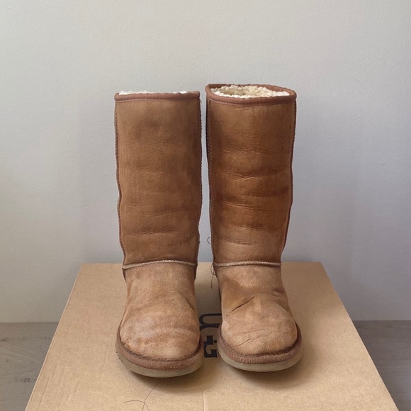 Tall UGGS in Chestnut - Picture 1 of 14